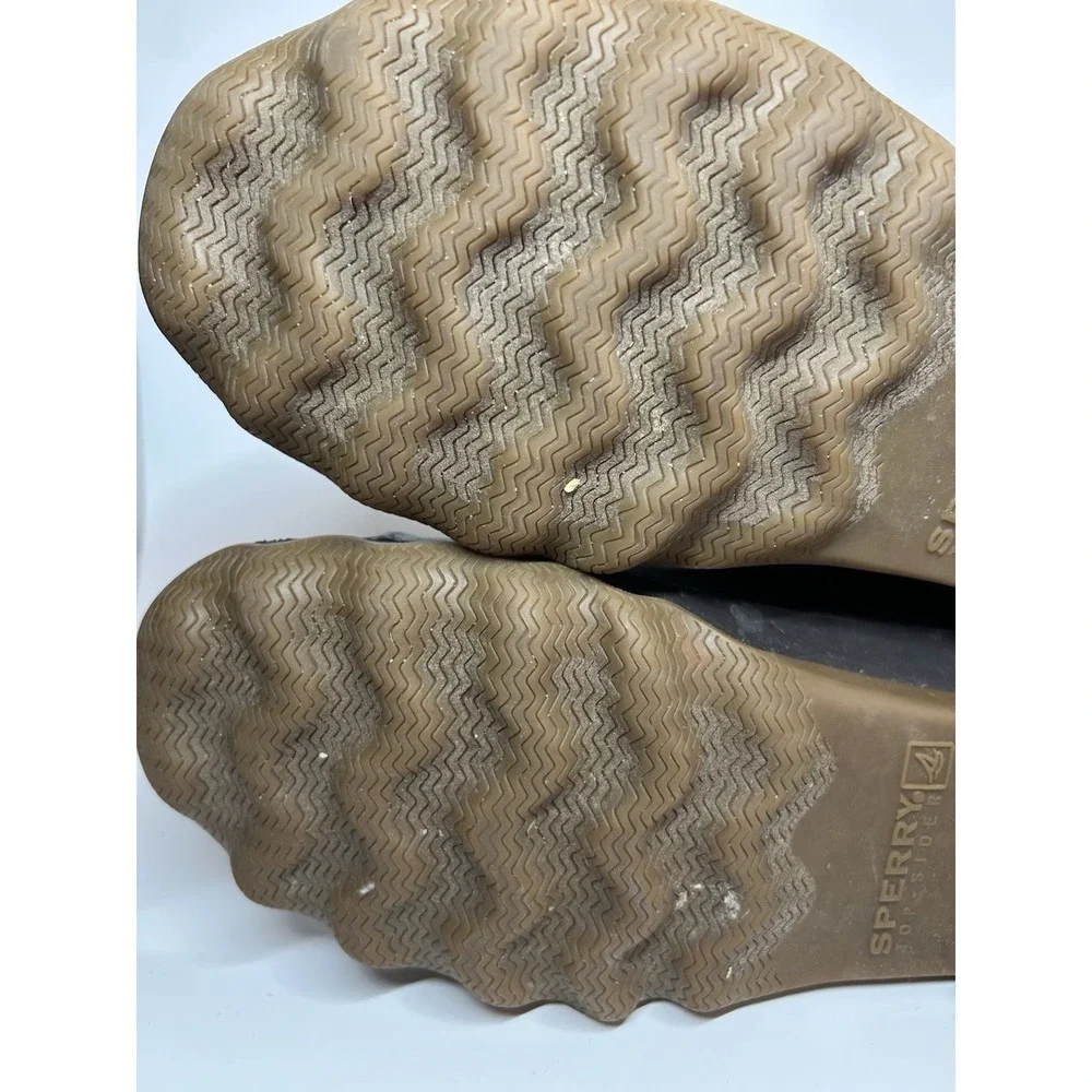 Sperry Top-Sider Avenue Duck Boots Mens 9M Brown Waterproof Leather Rain Snow